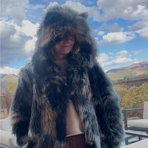 Authentic SpiritHoods Faux Fur Teddy Jacket with Ears